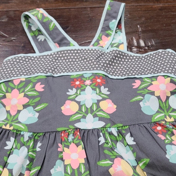 GUC Matilda Jane Gray Floral Tunic 12 - Picture 2 of 5